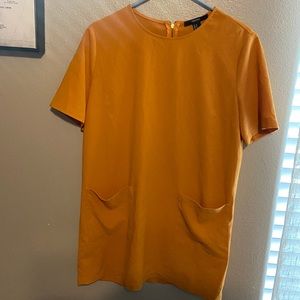 Mustard yellow dress